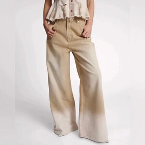 One Teaspoon Women’s Butterscotch Love Wide Leg Jean Size 30